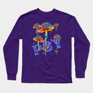 PSY.Magic Mushrooms Long Sleeve T-Shirt